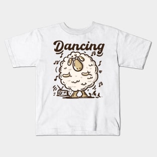 sheep dancing Kids T-Shirt